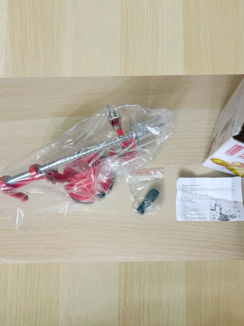 Gourmet Tools Utentils | Apple Potato Peeler Corer & Slicer New in Box Metal Red